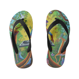 DJ-stijl Kinder Teenslippers
