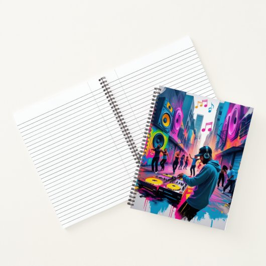 DJ stijl notebook Notitieboek (Binnen)
