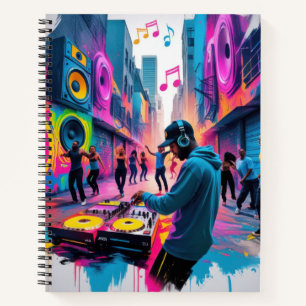 DJ stijl notebook Notitieboek