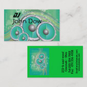 DJ-stijl Visitekaartje (Voorkant / Achterkant)