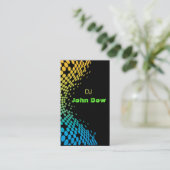 DJ-stijl Visitekaartje (Staand voorkant)