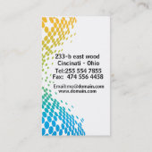 DJ-stijl Visitekaartje (Achterkant)