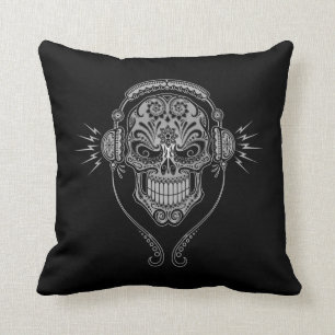 DJ Sugar Skull, donker Kussen