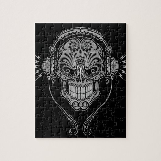 DJ Sugar Skull, donker Legpuzzel (Verticaal)