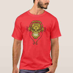 DJ Suikerschedel (geel) T-shirt