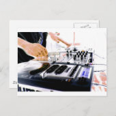 DJ-systeem Briefkaart (Voorkant / Achterkant)