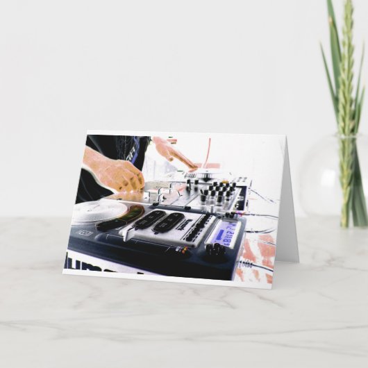 DJ-systeem Kaart (Voorkant)