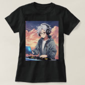 DJ t-shirt in typisch beschikt over een strakke en (Design voorkant)