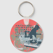 DJ T-shirts en cadeautjes Sleutelhanger (Voorkant)