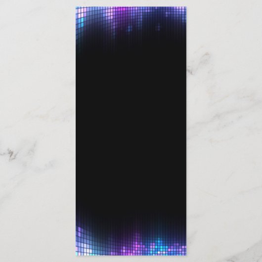 DJ Techno Dance Party Bar Mitzvah Menu (Achterkant)