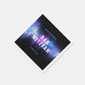 DJ Techno Dance Party Bar Mitzvah Servet (Hoek)