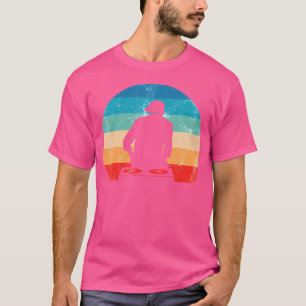 Dj Techno Heren Rave Disco Discjockey T-shirt