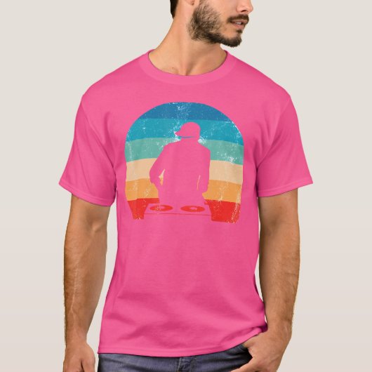Dj Techno Heren Rave Disco Discjockey T-shirt (Voorkant)