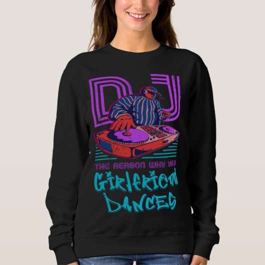 DJ Techno Jeugd Geluid Techno Synth Cadeaus Trui (Voorkant)
