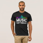 DJ Techno Music Lover Electro Musician T-shirt (Voorkant volledig)