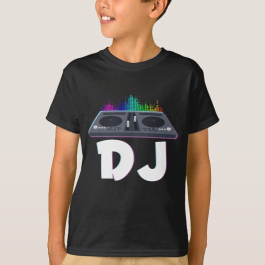 DJ Techno Music Producer Electro Musician T-shirt (Voorkant)