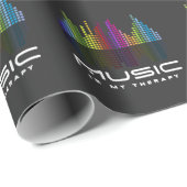 DJ Techno Therapy Music Equalizer edm Party Cadeaupapier (Rol Hoek)