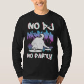 DJ Techno Youth  him Sound Techno Synth T-shirt (Voorkant)