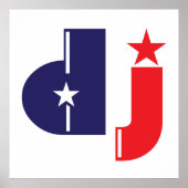 DJ-teken Poster (Voorkant)