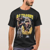 DJ Trashy Trash Funny Raccoon Bootleg Shirt (Voorkant)