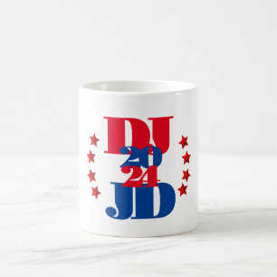 DJ Trump & JD Vance 2024 Verkiezing Mok