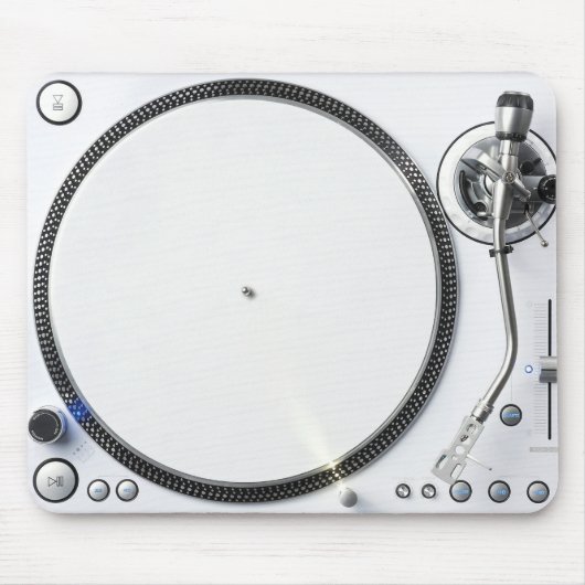 Dj turntable Mousepad Muismat (Voorkant)