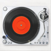 Dj turntable Mousepad Muismat (Voorkant)