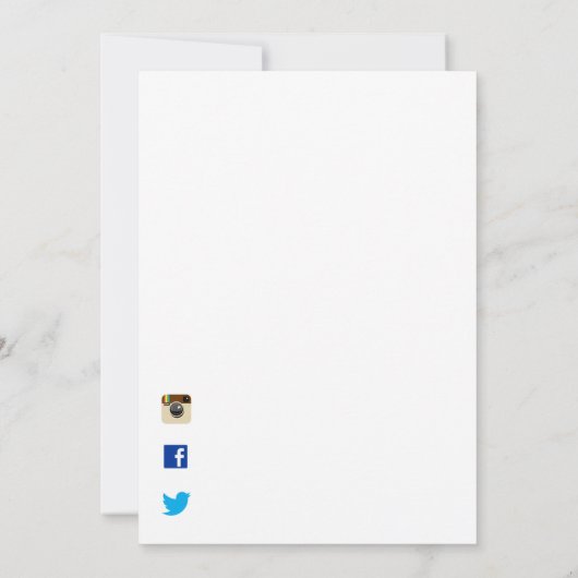 DJ-uitnodiging van de partij met pictogrammen voor Kaart (Achterkant)