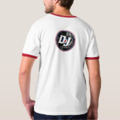 DJ UK Rave Ringert-shirt T-shirt (Achterkant)
