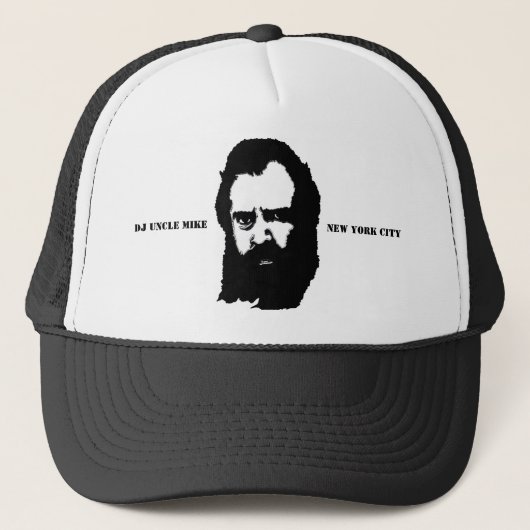 DJ UNCLE MIKE "FACE NEW YORK CITY" TRUCKER PET (Voorkant)