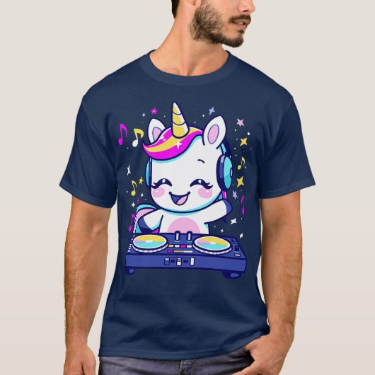 DJ Unicorn T-shirt (Voorkant)