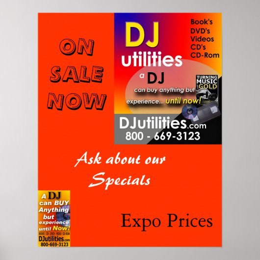 DJ Utilities Poster (Voorkant)