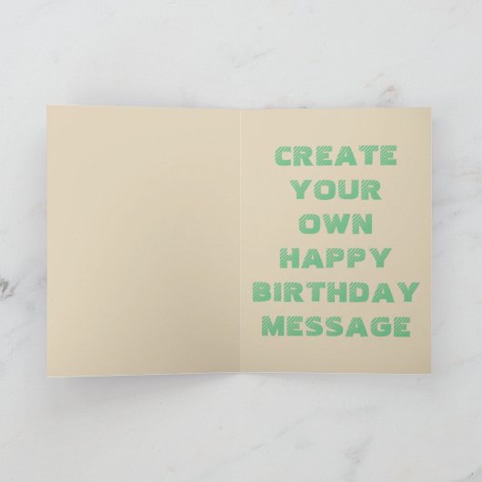 DJ Verjaardag Kaart (Binnen)