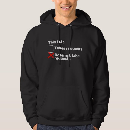 DJ-verzoeken Hoodie (Voorkant)