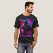 "DJ Vibes Graphic T-Shirt" T-shirt (Voorkant volledig)