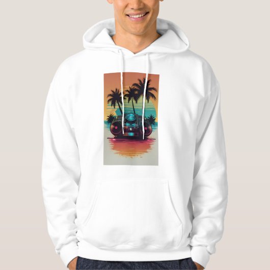 🎧 DJ Vibes Hoodie – Party Modus AAN 🔥 (Voorkant)
