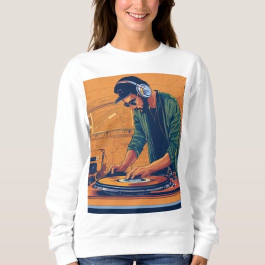 DJ Vibes Vrouwen Sweatshirt (Voorkant)