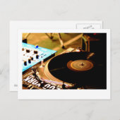 DJ Vinyl 1 Briefkaart (Voorkant / Achterkant)
