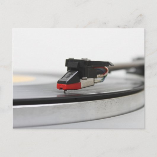 DJ Vinyl Briefkaart (Voorkant)