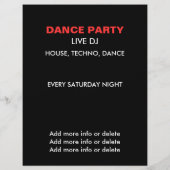 DJ Vinyl Flyer (Achterkant)