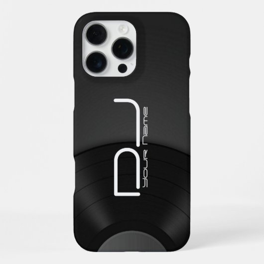 DJ Vinyl iPhone Hoesje (Achterkant)