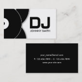 DJ Vinyl Record Music Visitekaartje (Voorkant / Achterkant)
