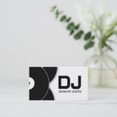 DJ Vinyl Record Music Visitekaartje (Staand voorkant)