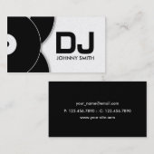 DJ Vinyl Record Music Visitekaartje (Voorkant / Achterkant)
