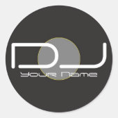 DJ Vinyl Sticker (Voorkant)