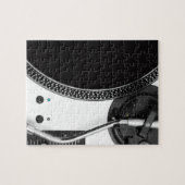 dj vinyl turntable close-up design legpuzzel (Horizontaal)