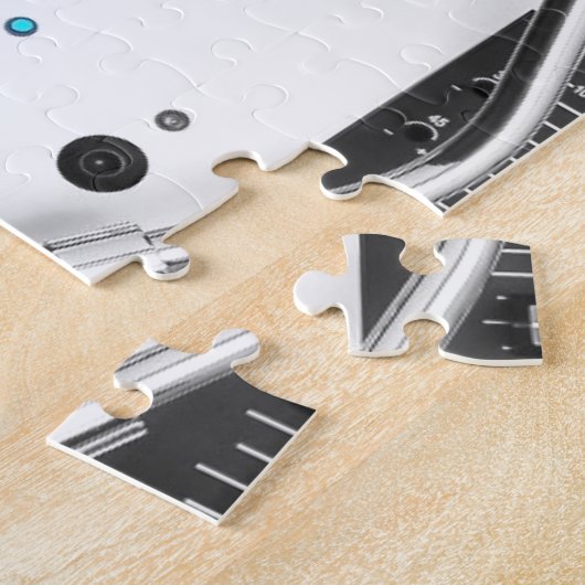dj vinyl turntable close-up design legpuzzel (Zijkant)