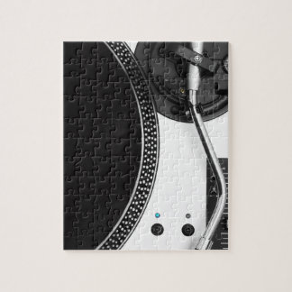 dj vinyl turntable close-up design legpuzzel