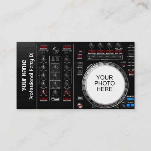 DJ Visitekaartje (Voorkant)
