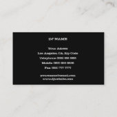 DJ Visitekaartje (Achterkant)